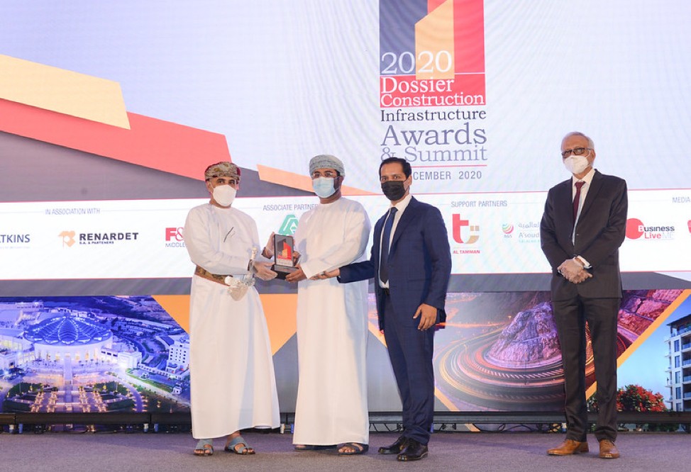 Raysut Cement Company scoops nation builder award at dossier construction’s infrastructure awards and summit 2020