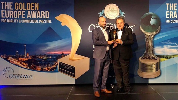 Raysut Cement Company secured the Golden Europe Award for Quality and Commercial Prestige